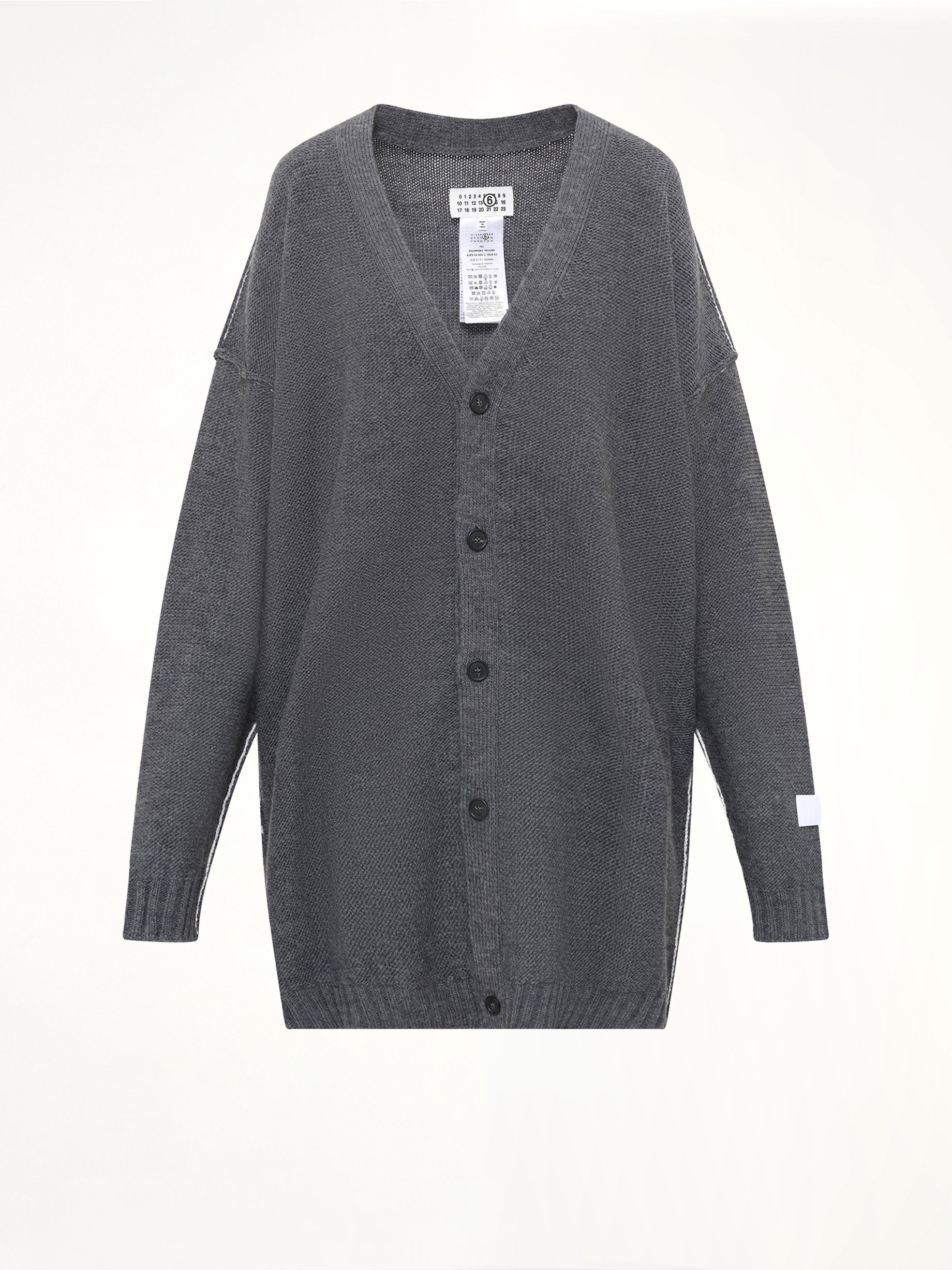 Cardigan in Grey melange