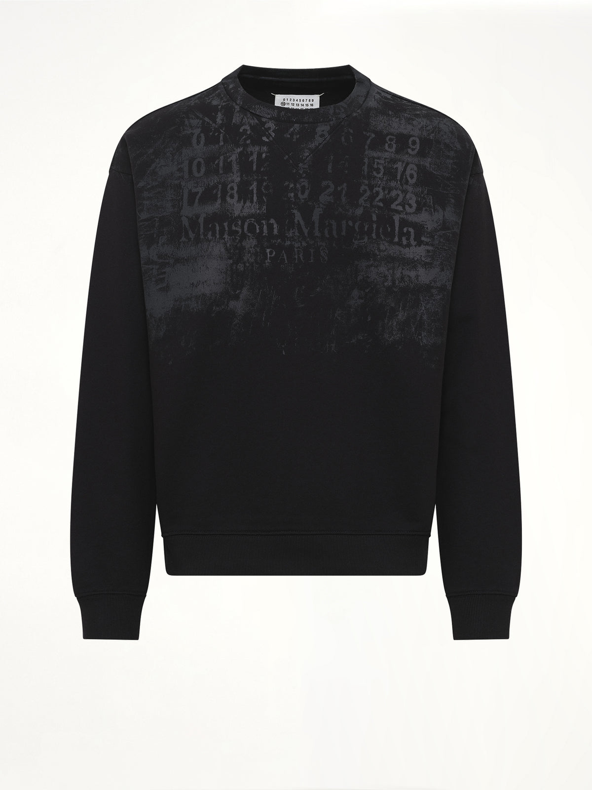 Number Sweatshirt in Black