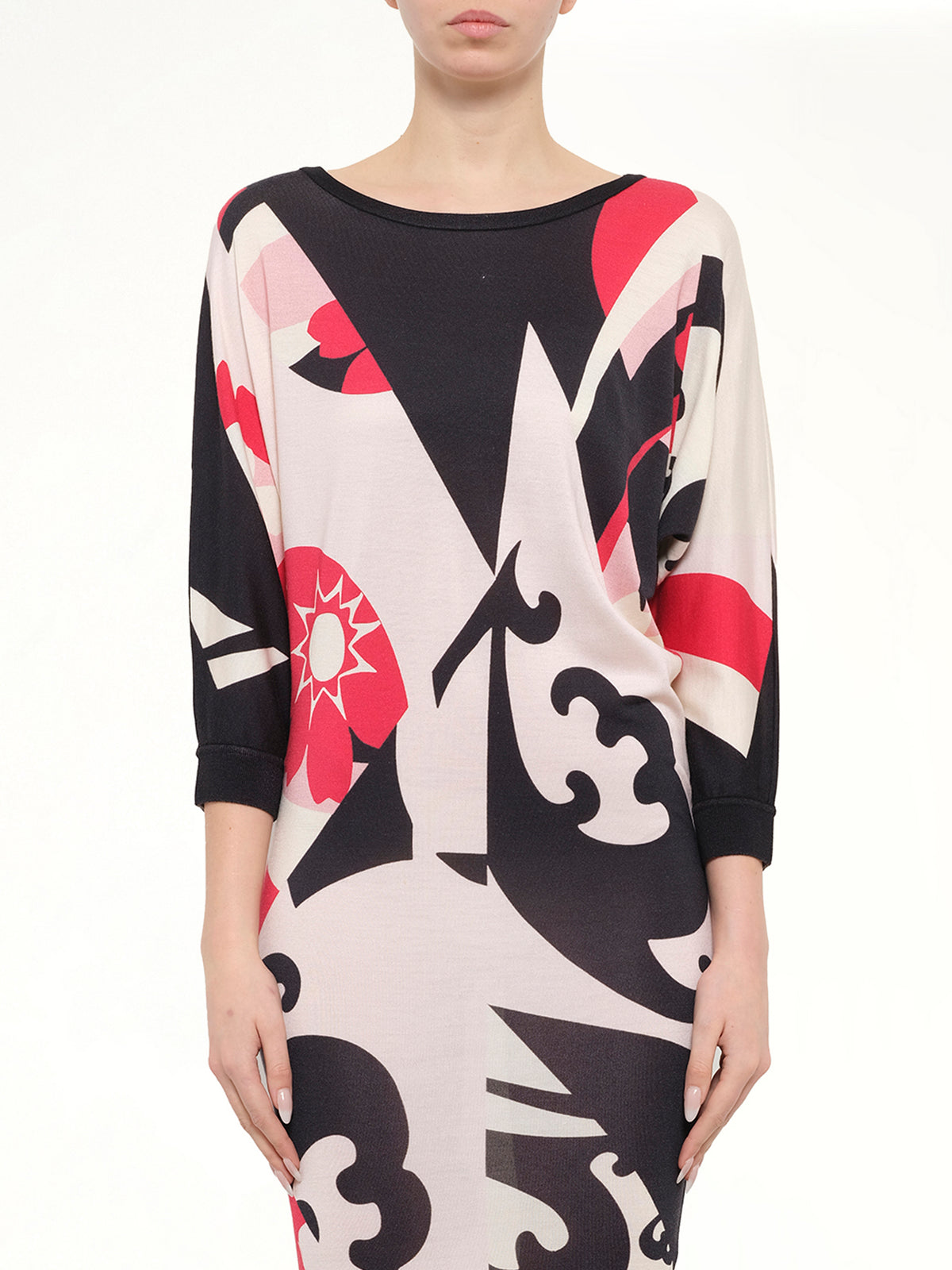 Alexander McQueen Mini Dress in Black/Bone