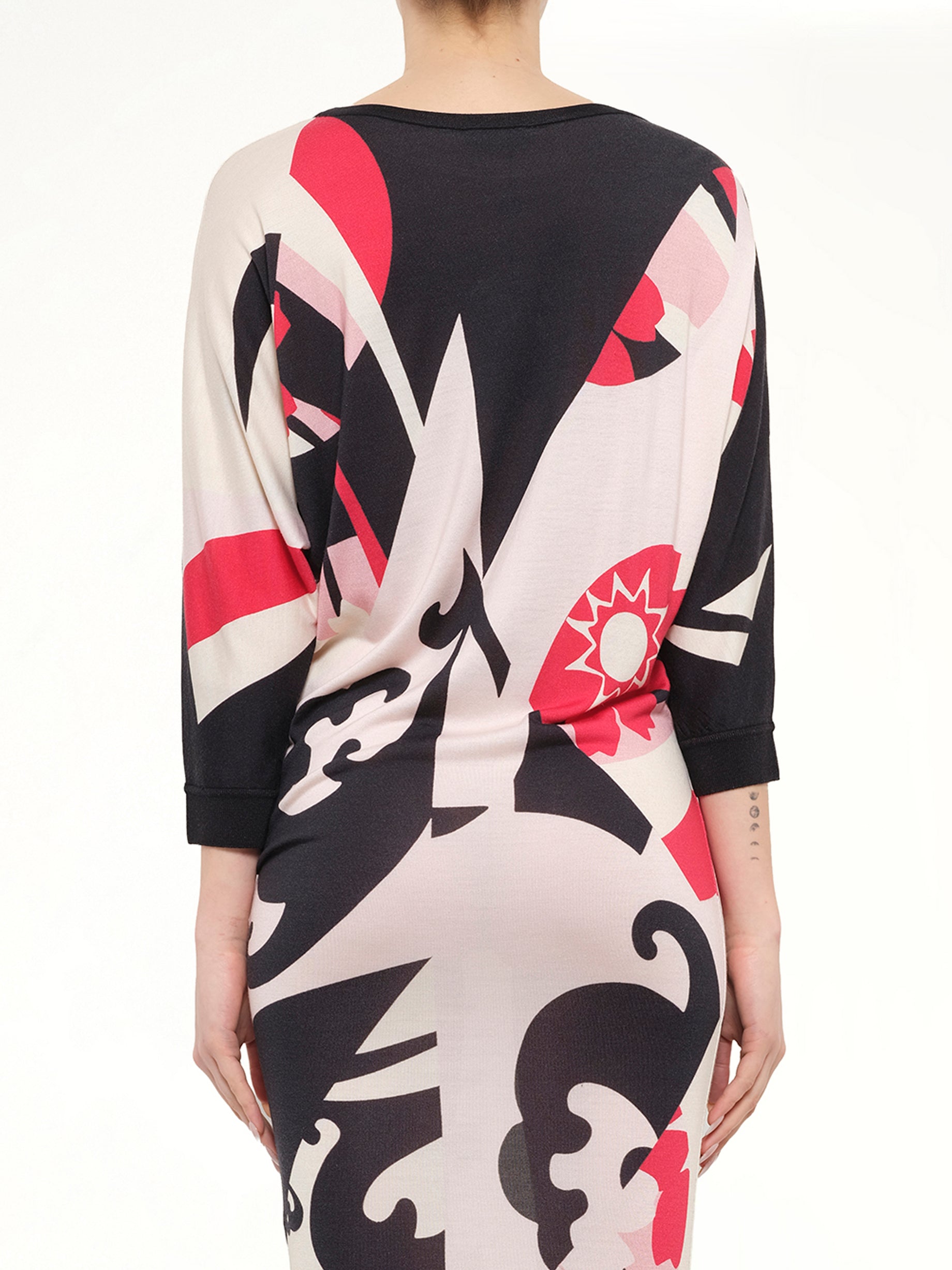 Alexander McQueen Mini Dress in Black/Bone
