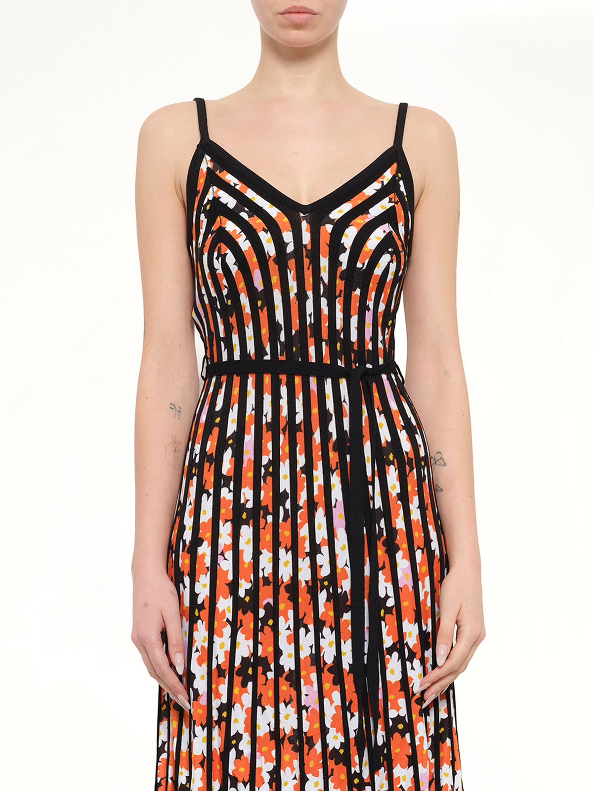Flower Dress in Black