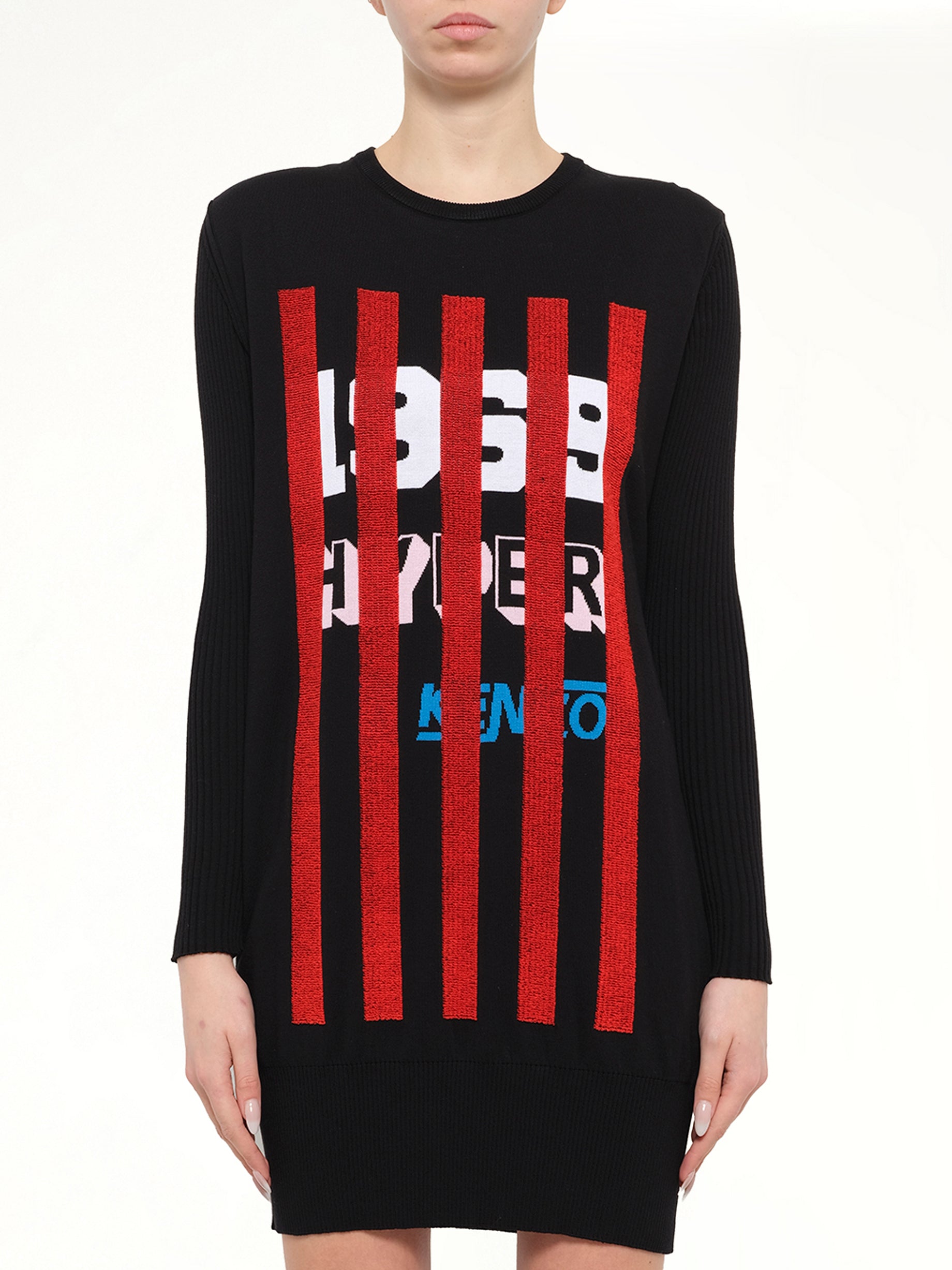 Hyper Knit Dress in Black