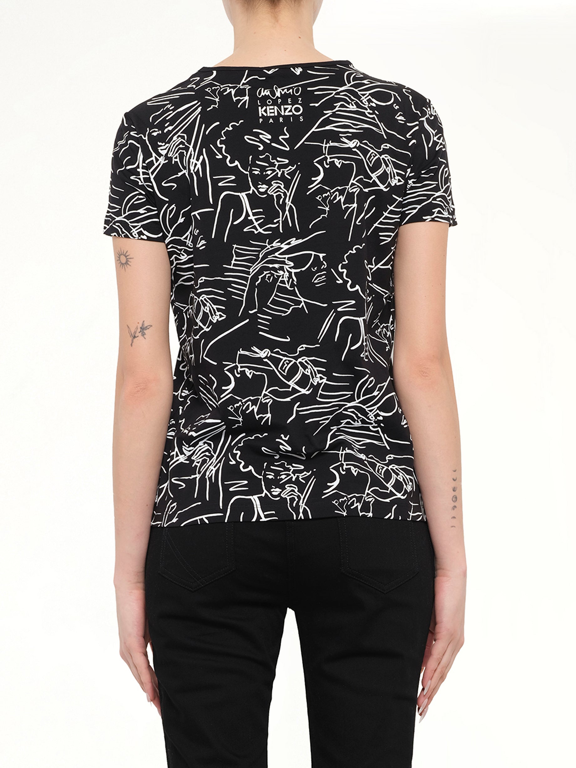 Kenzo Knit T-Shirt in Black