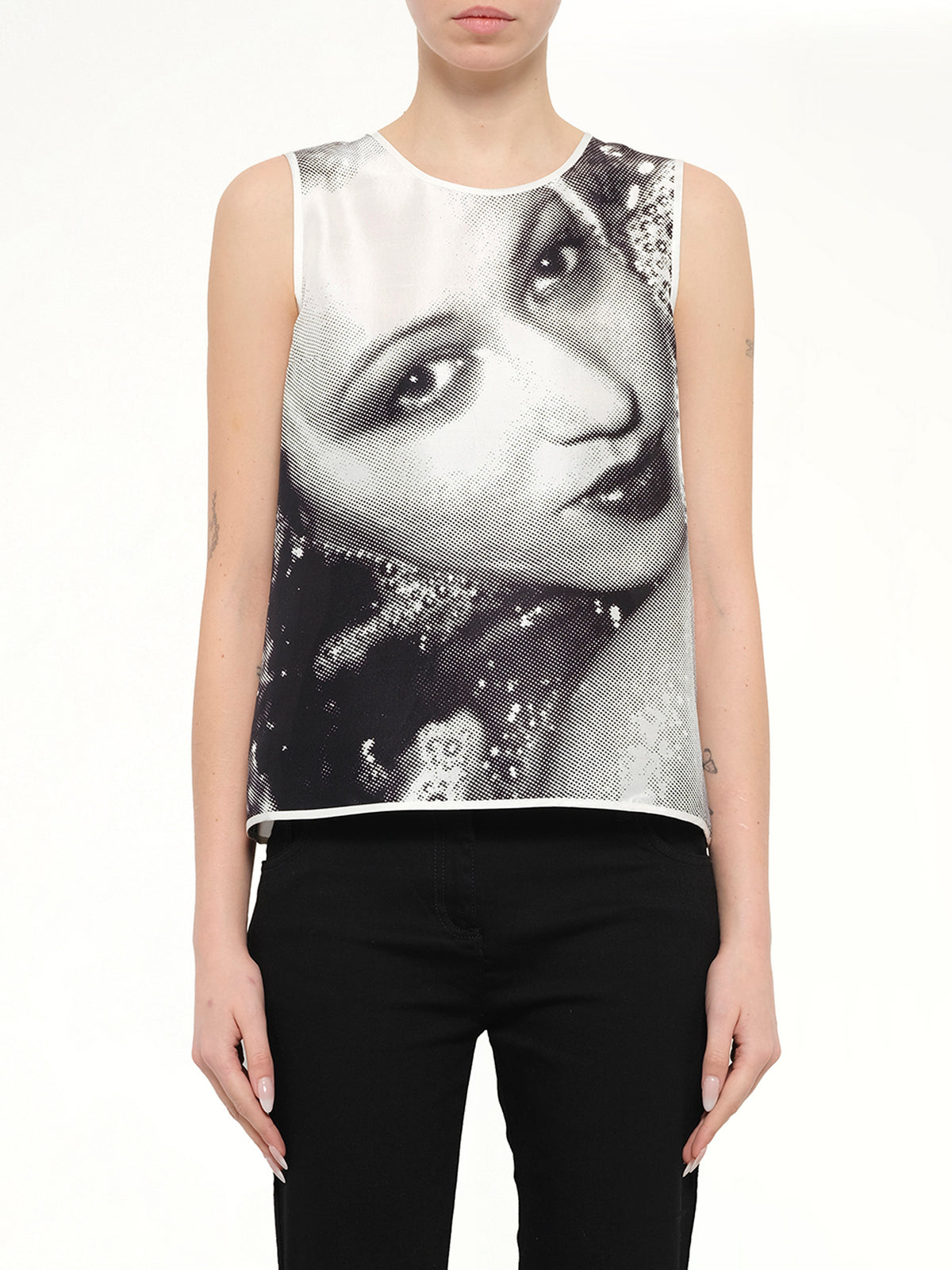 Kenzo Sleeveless Top in White