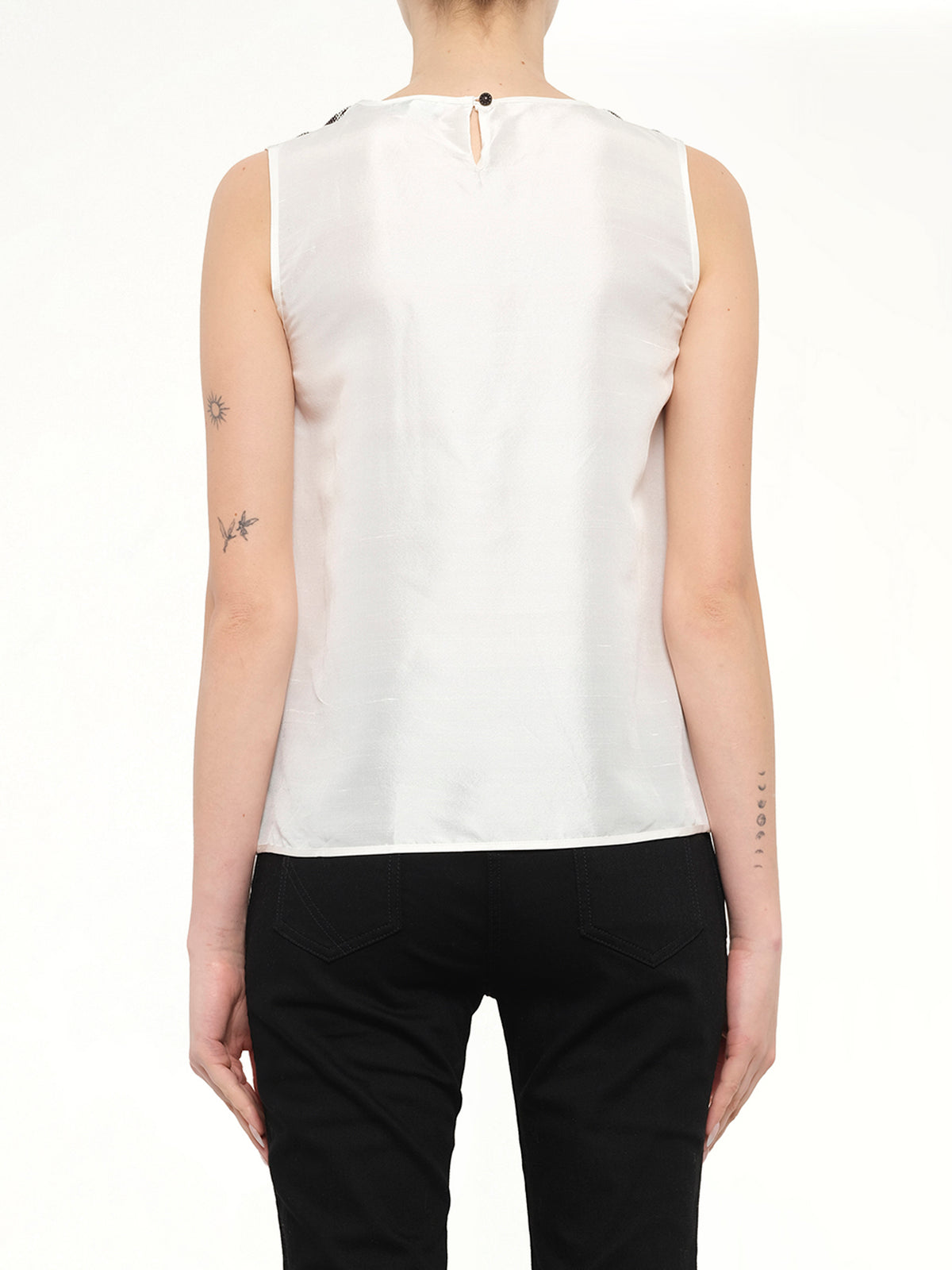 Kenzo Sleeveless Top in White