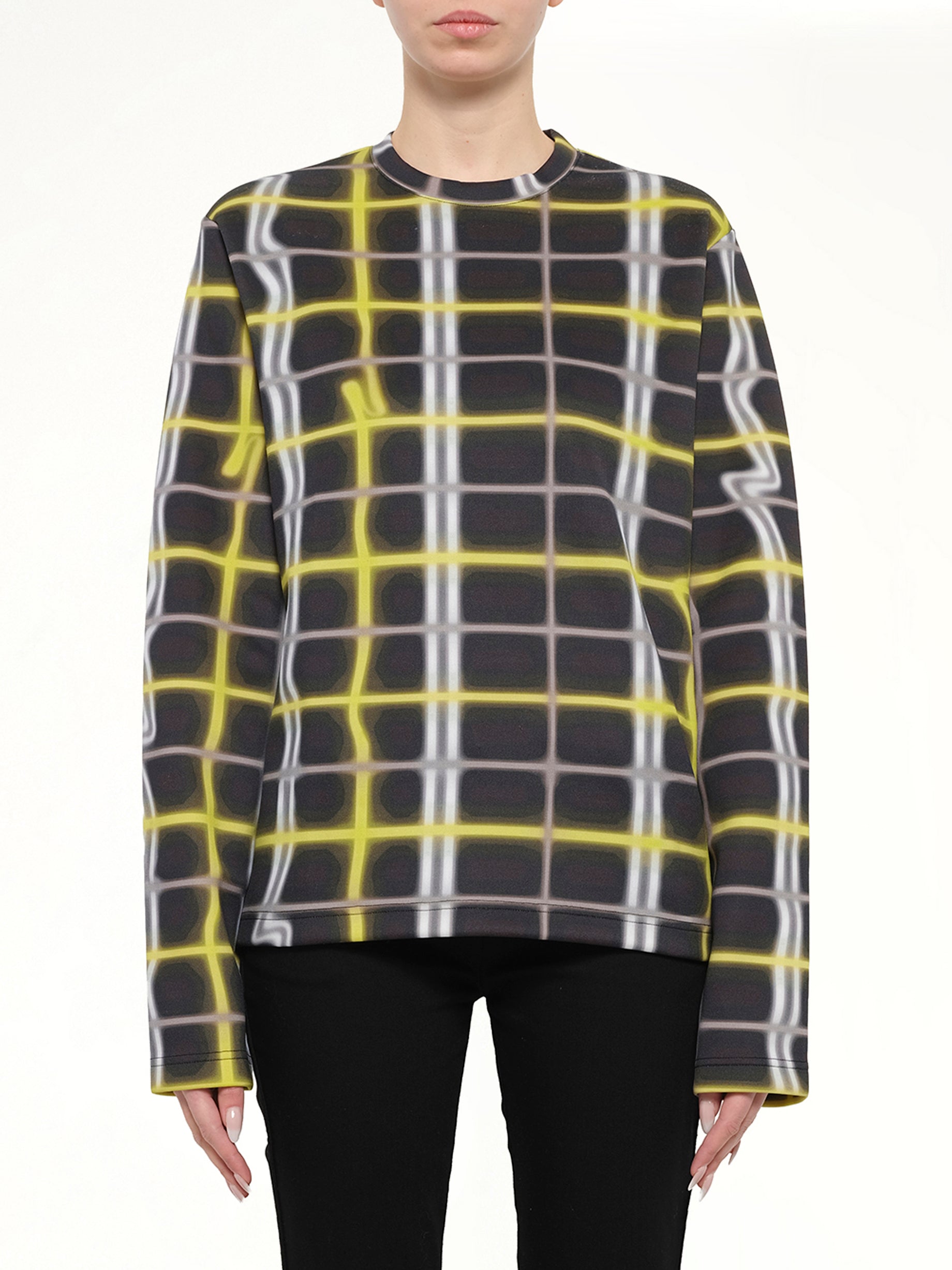 Long Sleeve T-Shirt in Lime