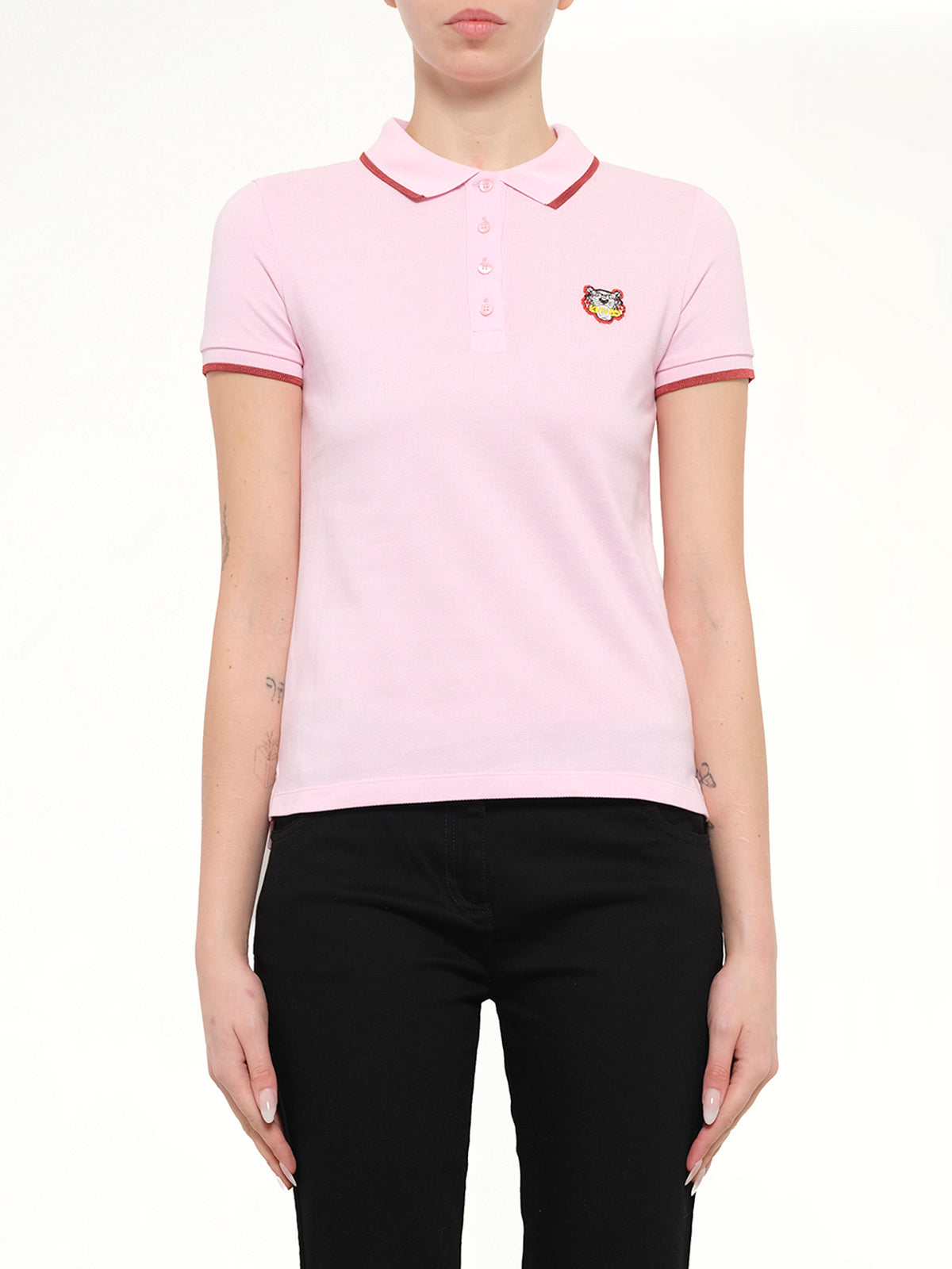 Tiger Polo in Pink