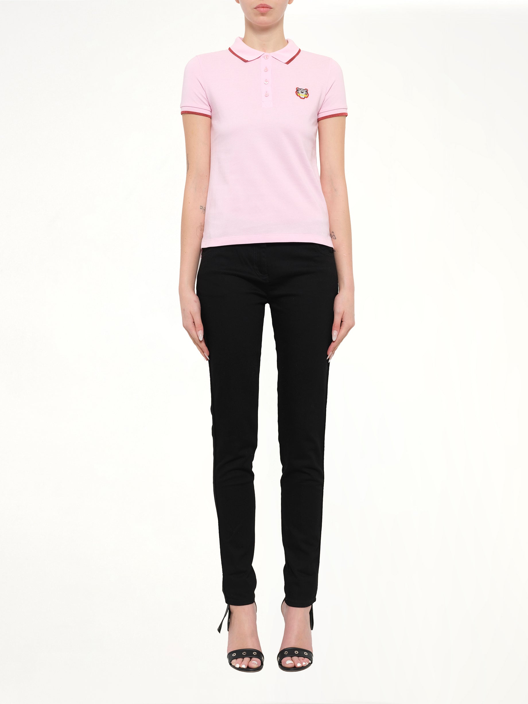 Tiger Polo in Pink