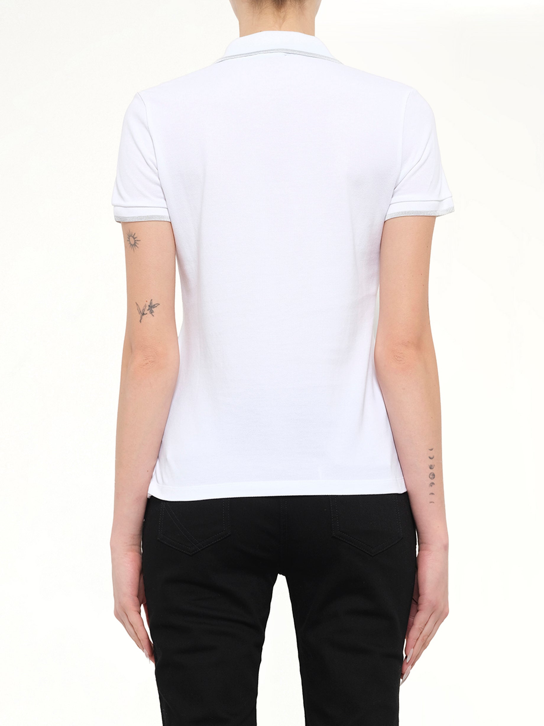Tiger Polo in White