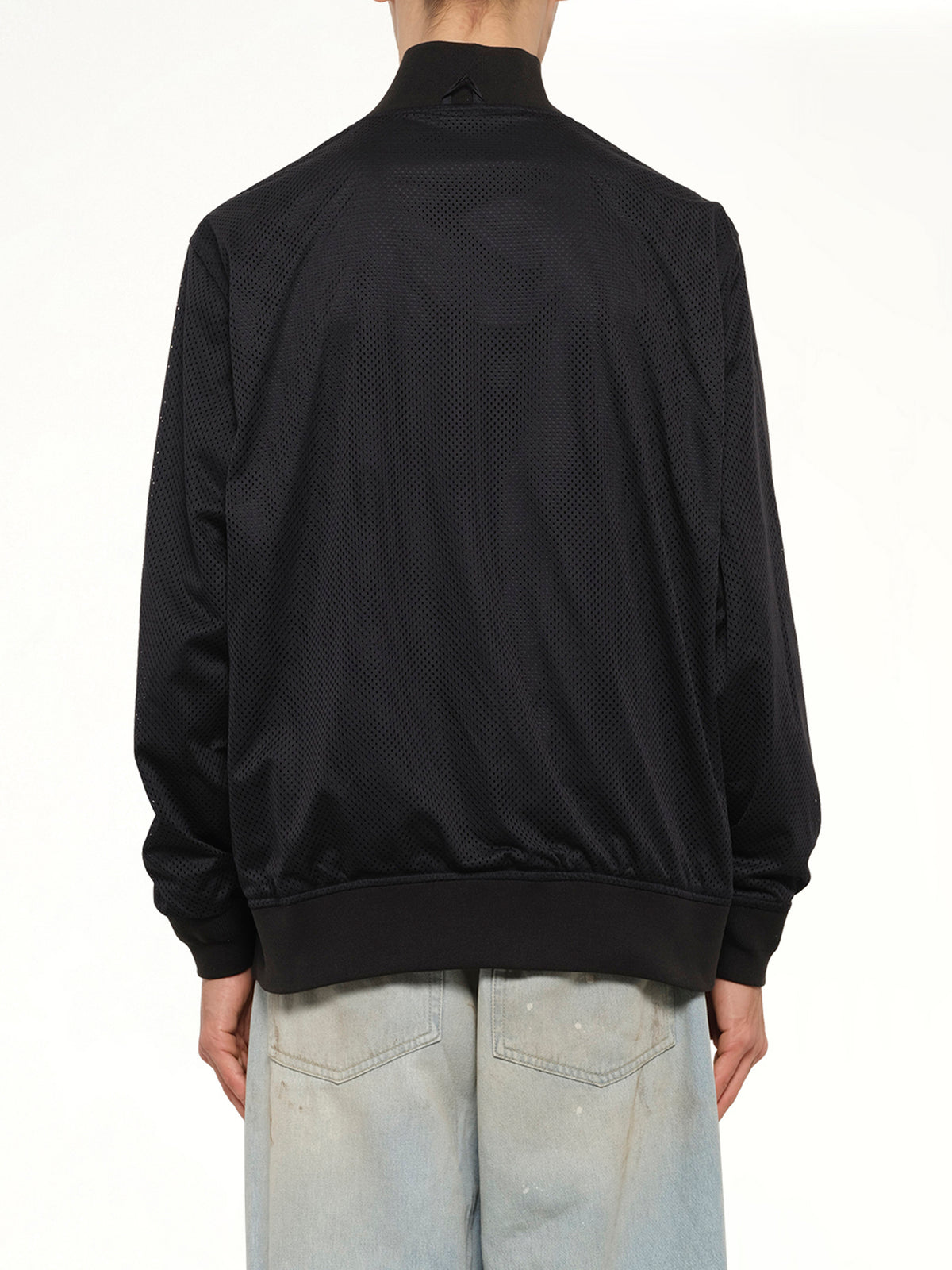 Non Down Basic Reversible Studium Jacket in Black