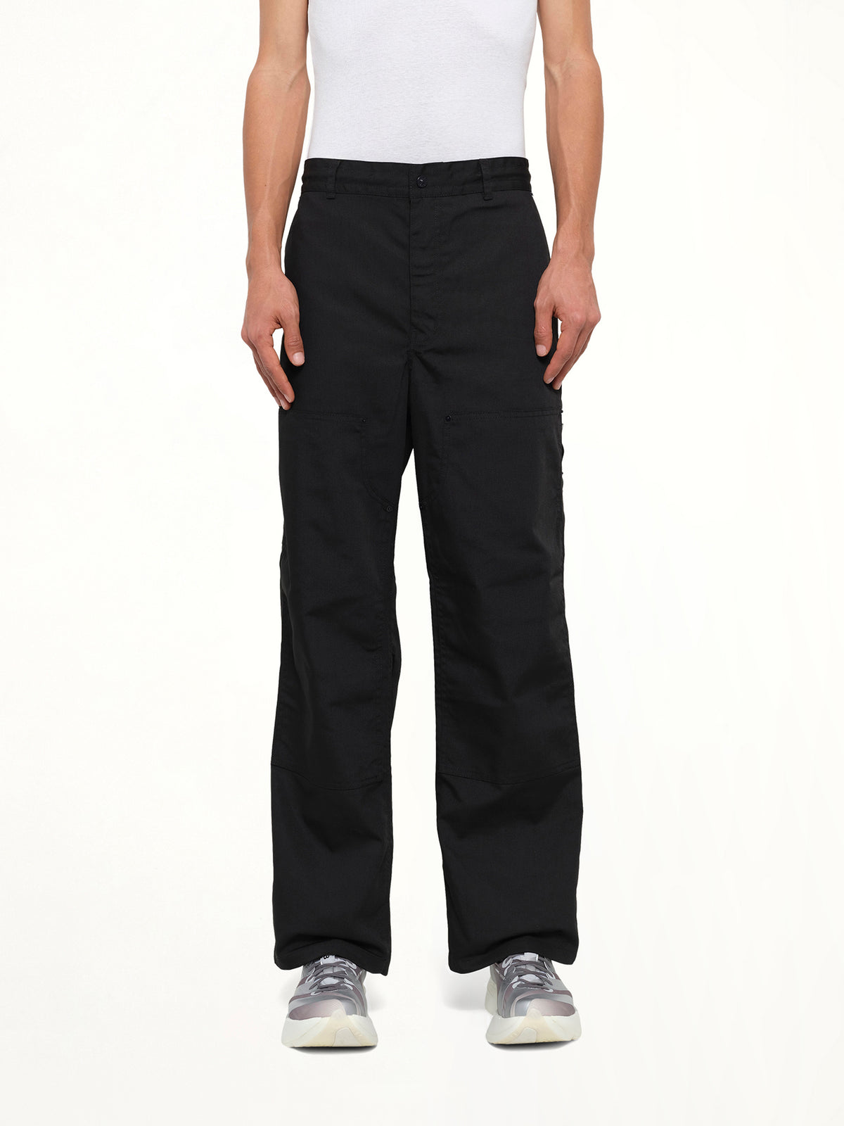 Non Down Work Pants in Black