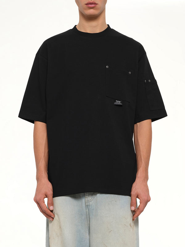 Work Libet Pocket T-Shirt in Black