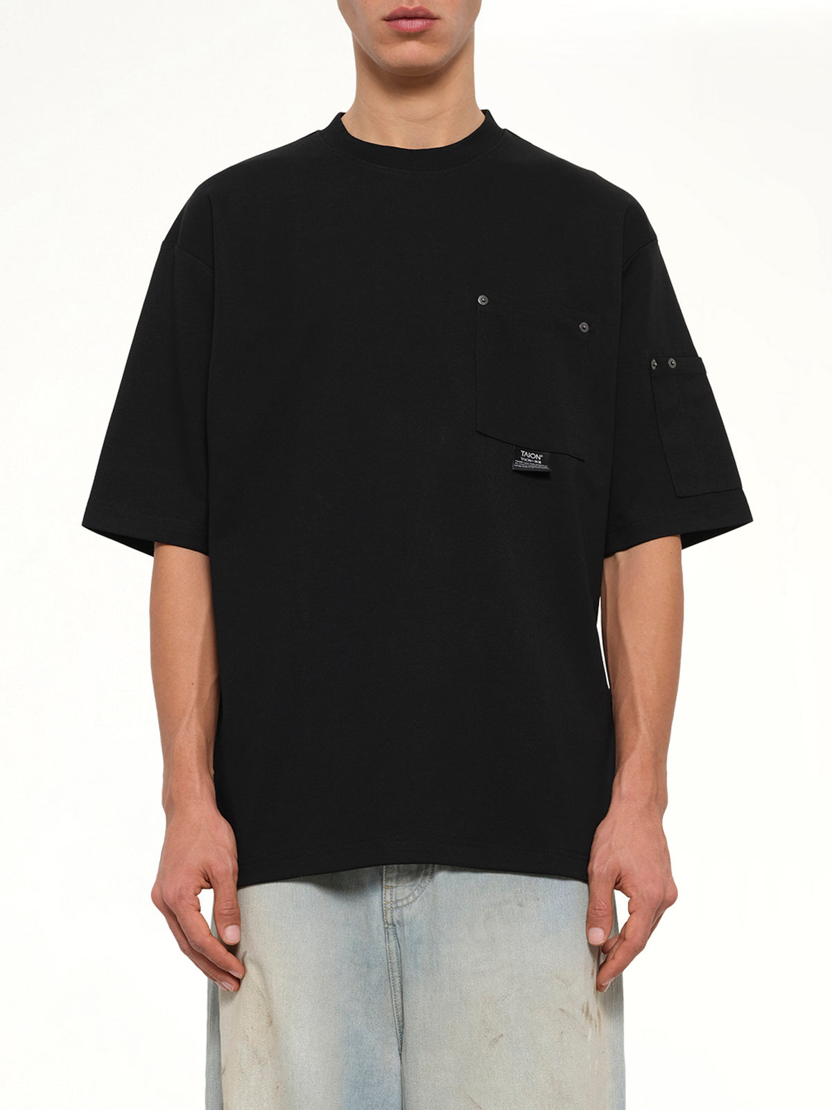 Work Libet Pocket T-Shirt in Black