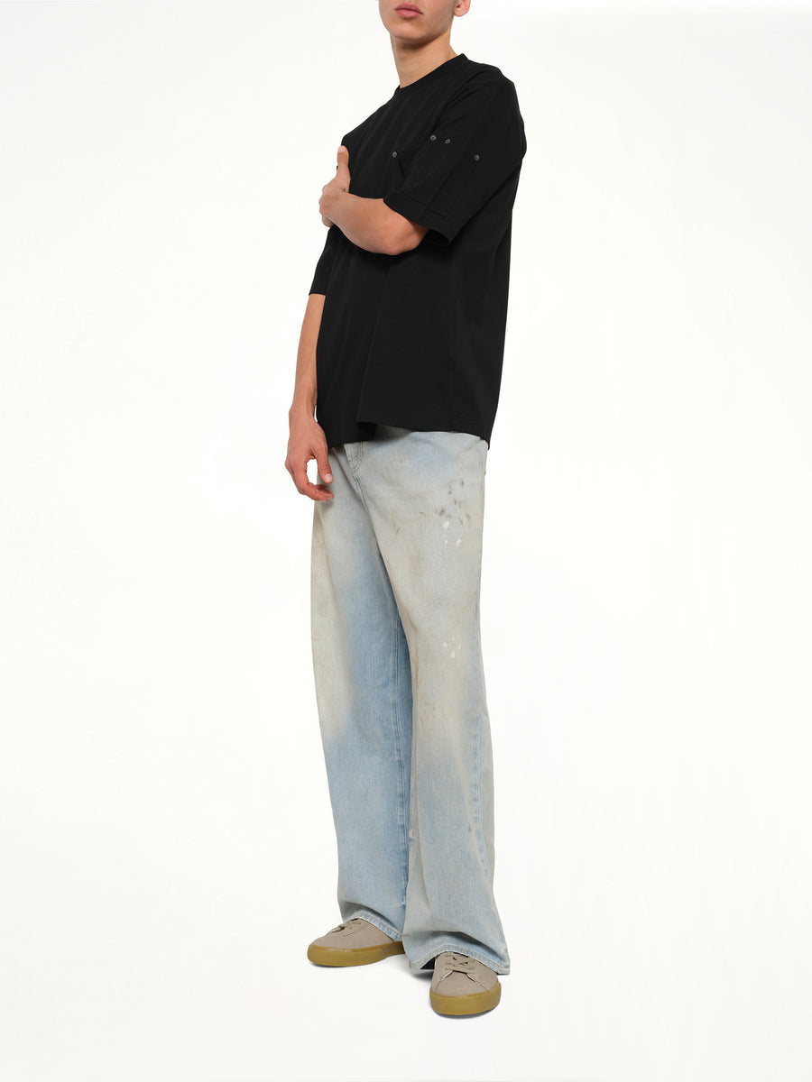 Work Libet Pocket T-Shirt in Black
