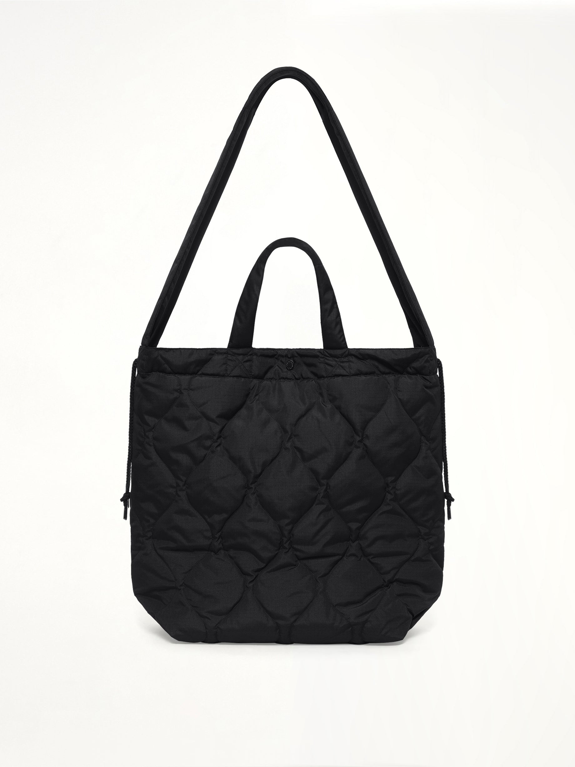 Military Down Helmet Shoulder Bag in Black