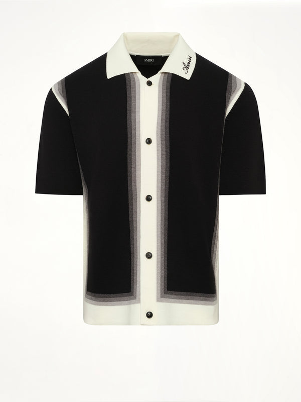 Amiri Lasso Knit Shirt in Black