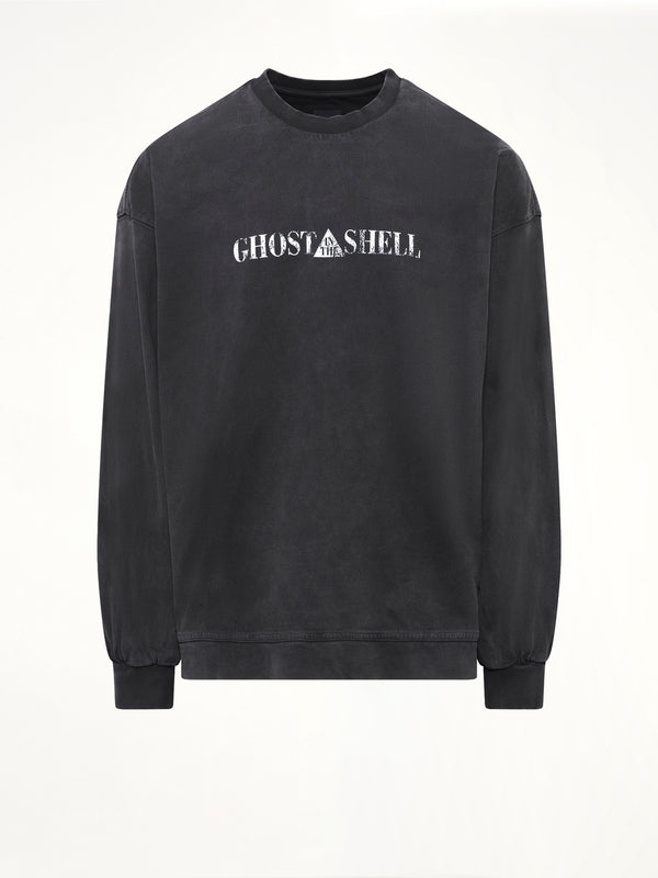 Ghost In The Shell Collab Overfit T-Shirt in Ash