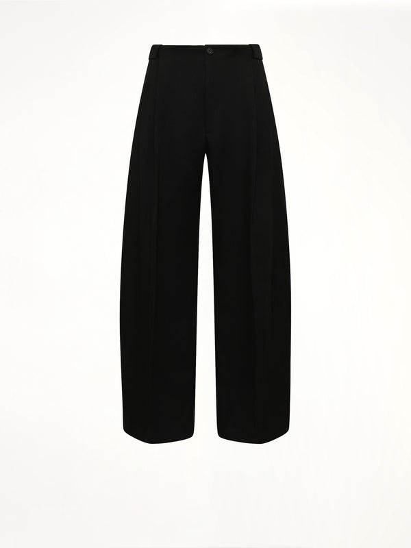 Tailoring Wool Wide Pant in Black