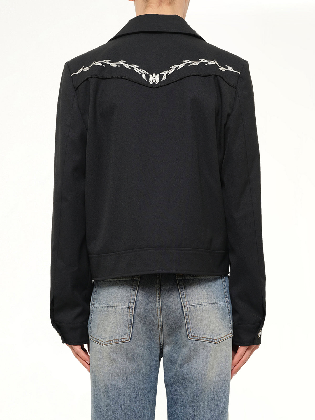 Cadet Western Jacket in Black