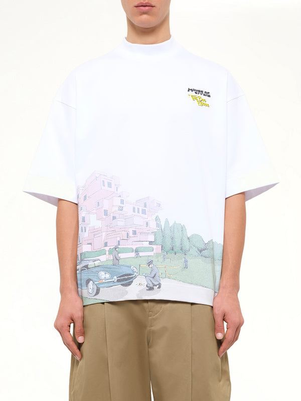 Crime Scene T-Shirt in White