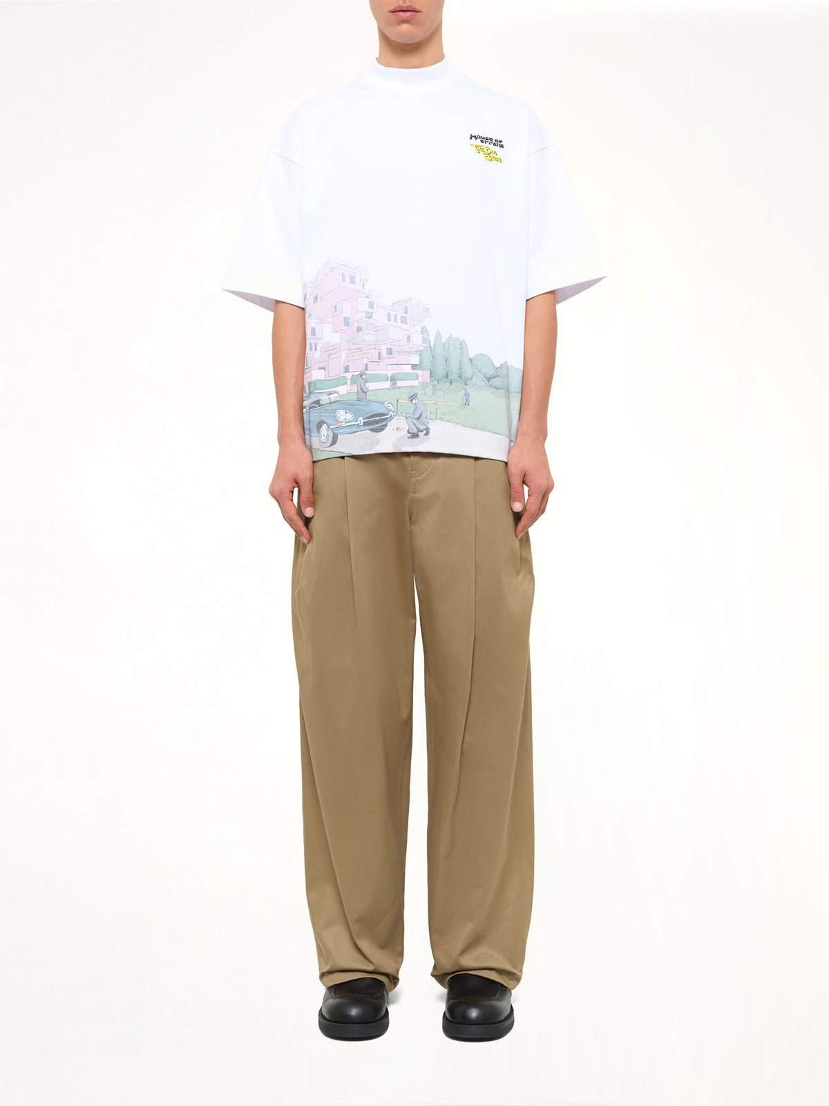 Crime Scene T-Shirt in White