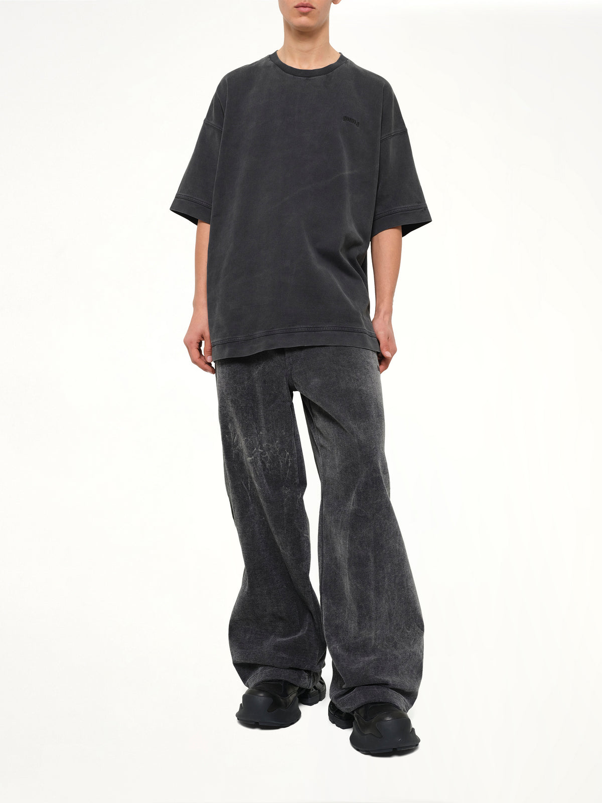 Ghost In The Shell Collab Overfit T-Shirt in Black