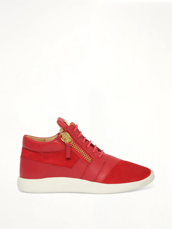 Camoscio in Fiamma Sneaker in Black