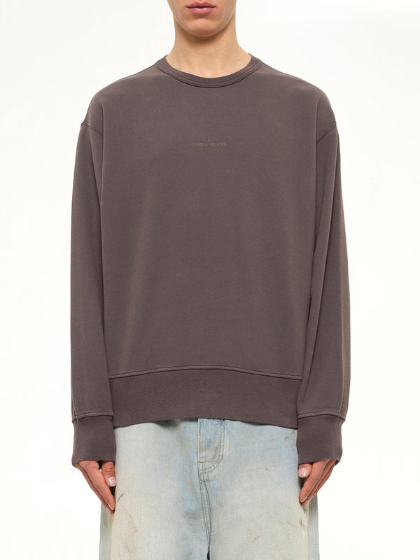 6100037 Logo Sweatshirt in Dark Burgundy