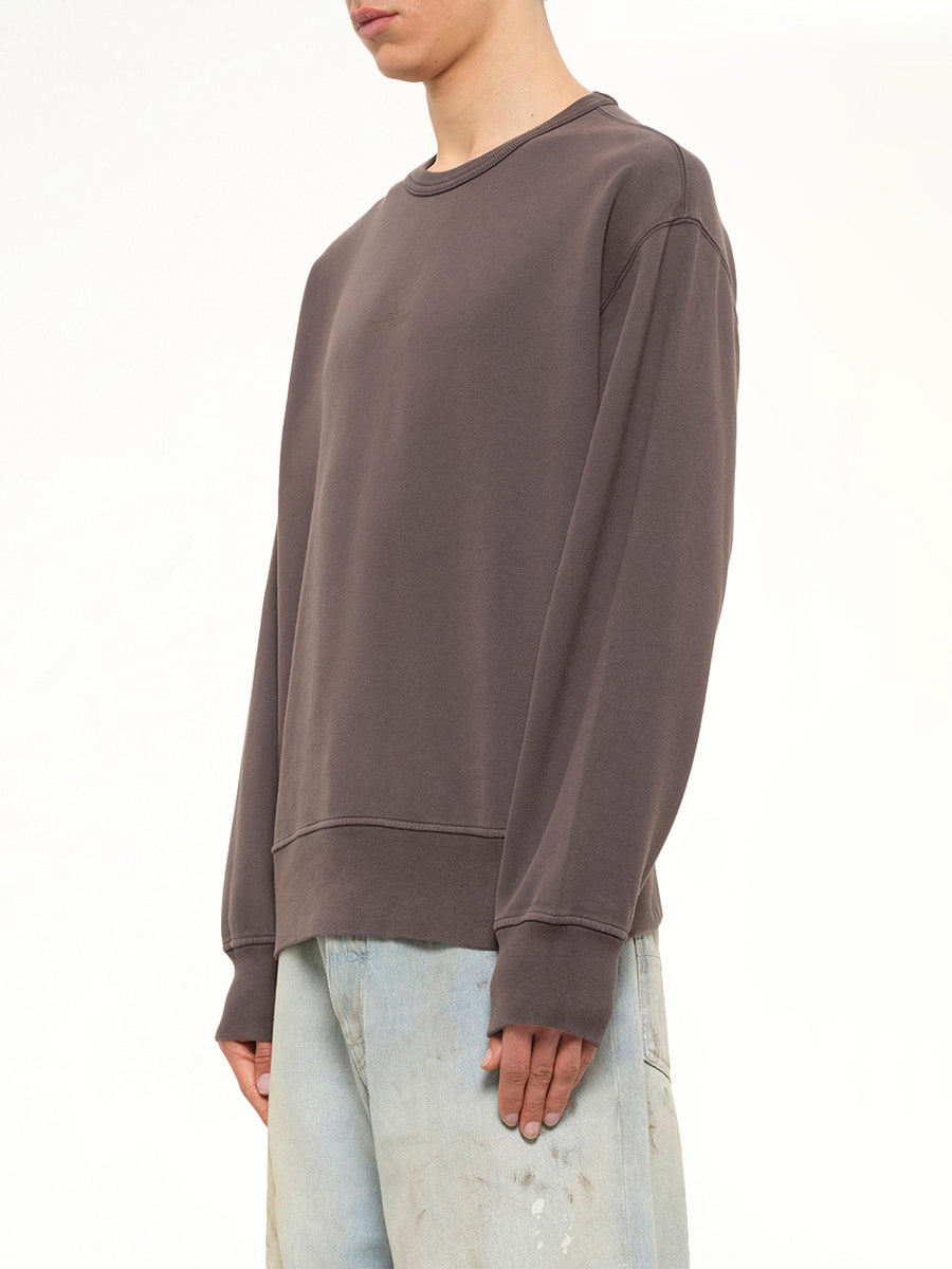 6100037 Logo Sweatshirt in Dark Burgundy