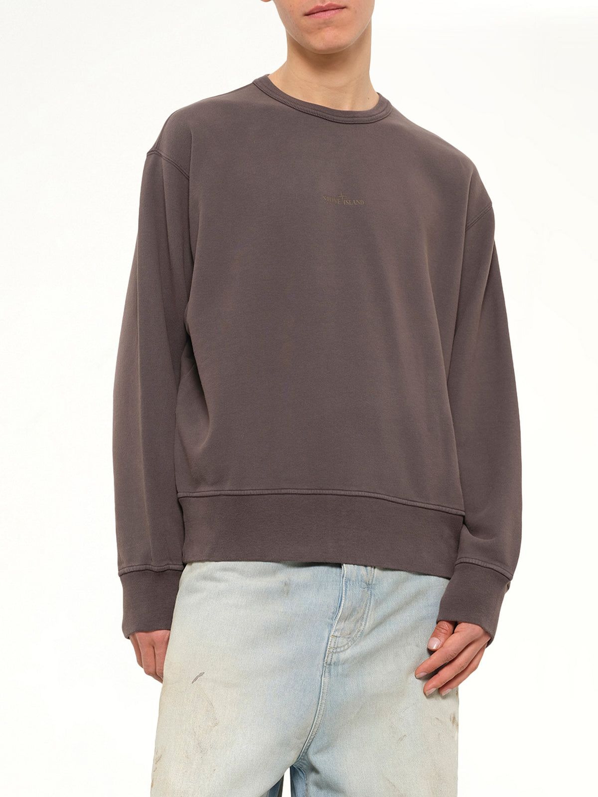 6100037 Logo Sweatshirt in Dark Burgundy