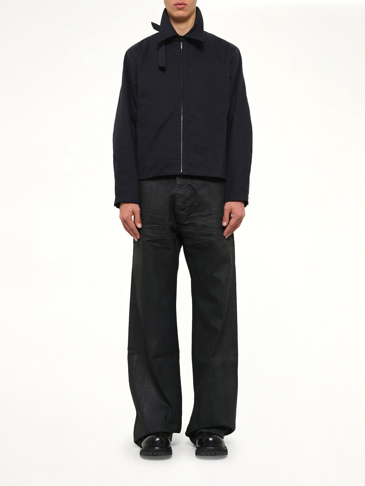 A Jacket (Archive) in Denim Black