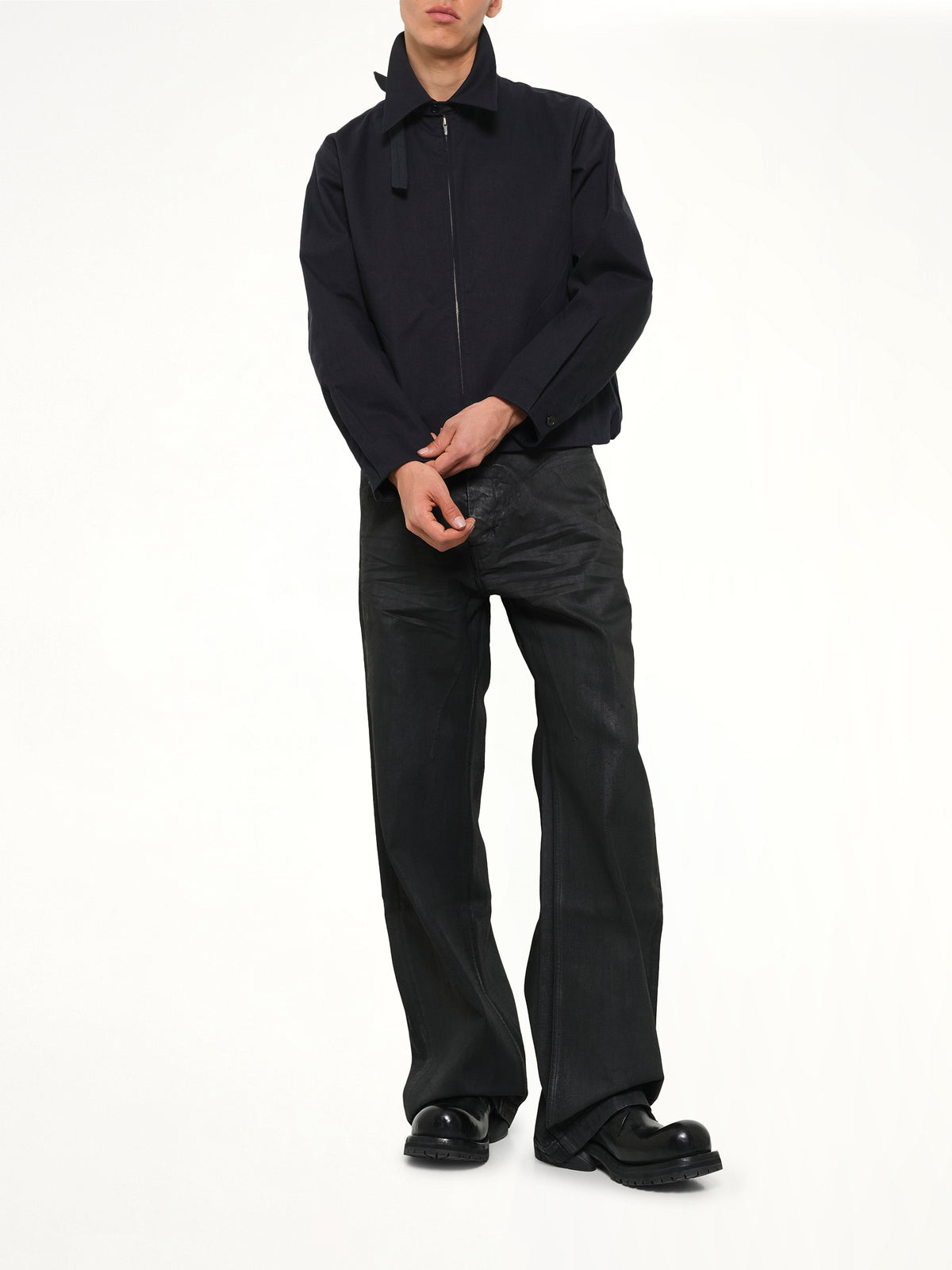 A Jacket (Archive) in Denim Black