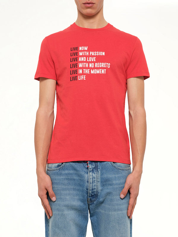 Neil Barrett T-Shirts in Red