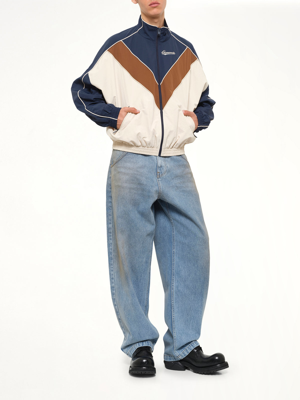 Bad Boy Track Jacket in Peacoat