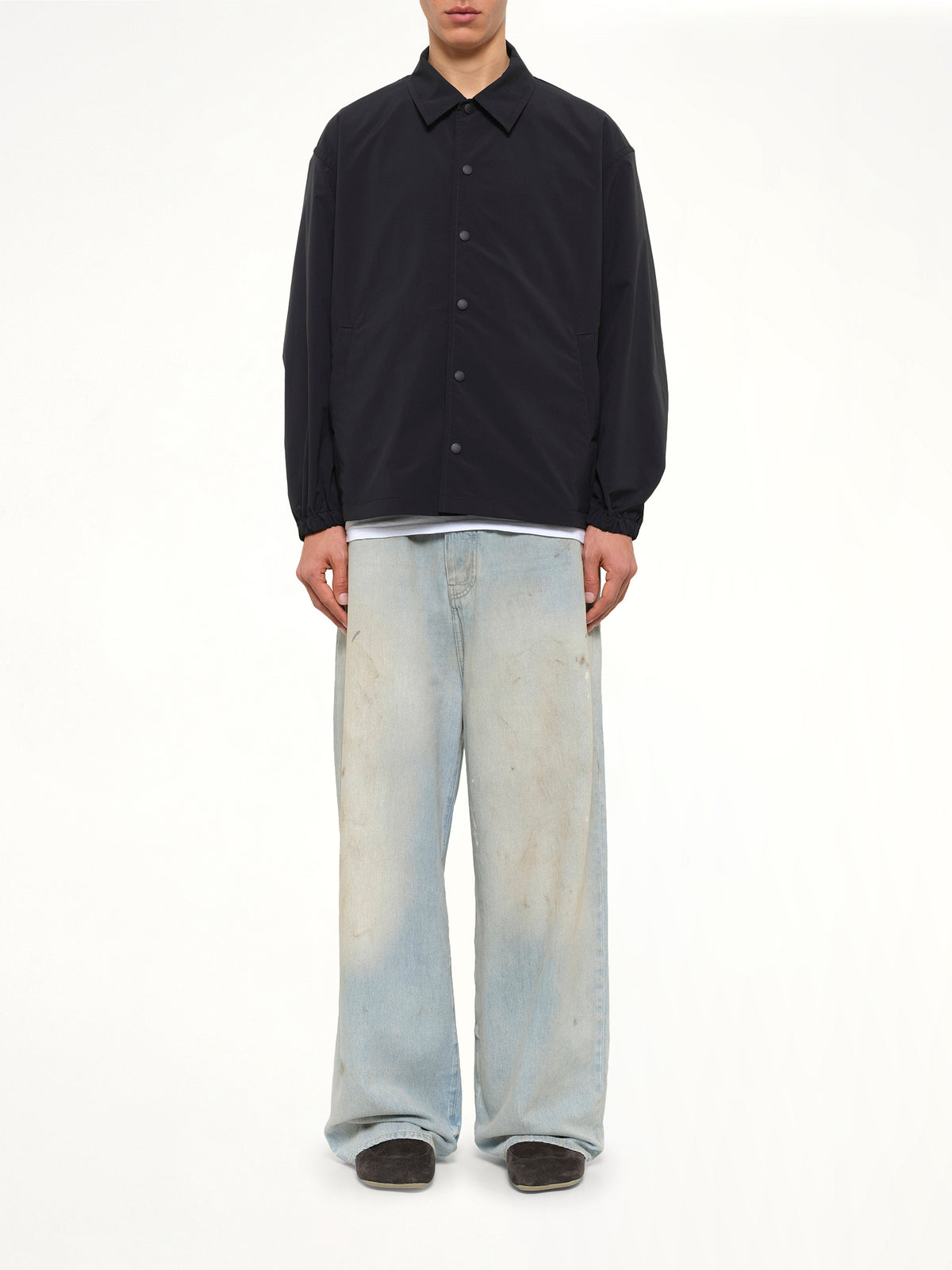 Blur Coach Jacket in Black