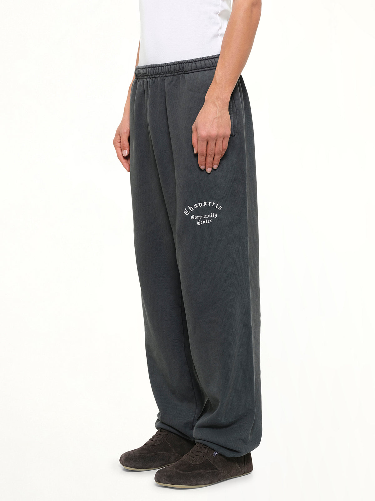 Chavarria Community Center Buffalo Sweatpant in Pirate Black