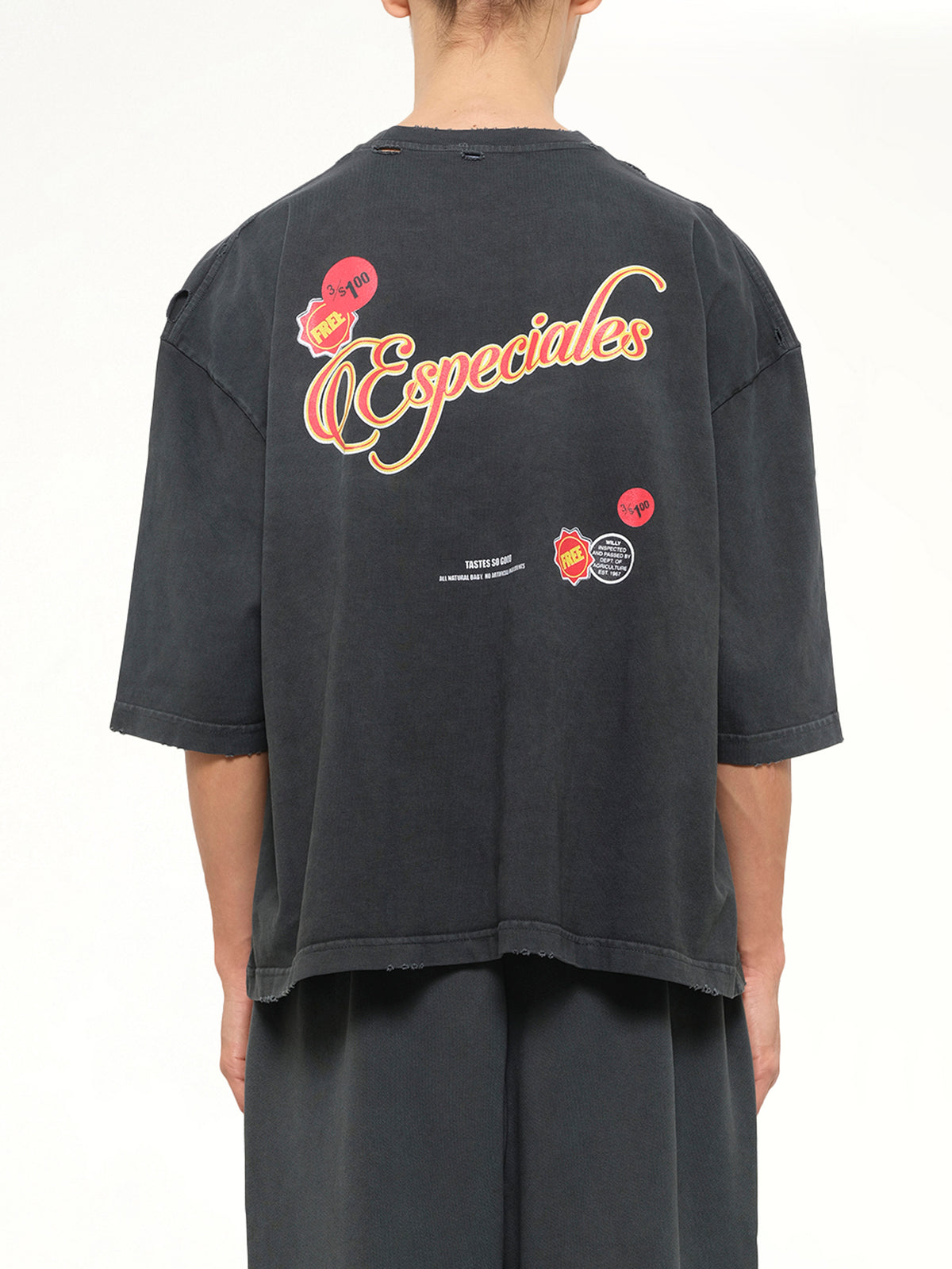 Especial Chorizo Buffalo T-Shirt in Pirate Black