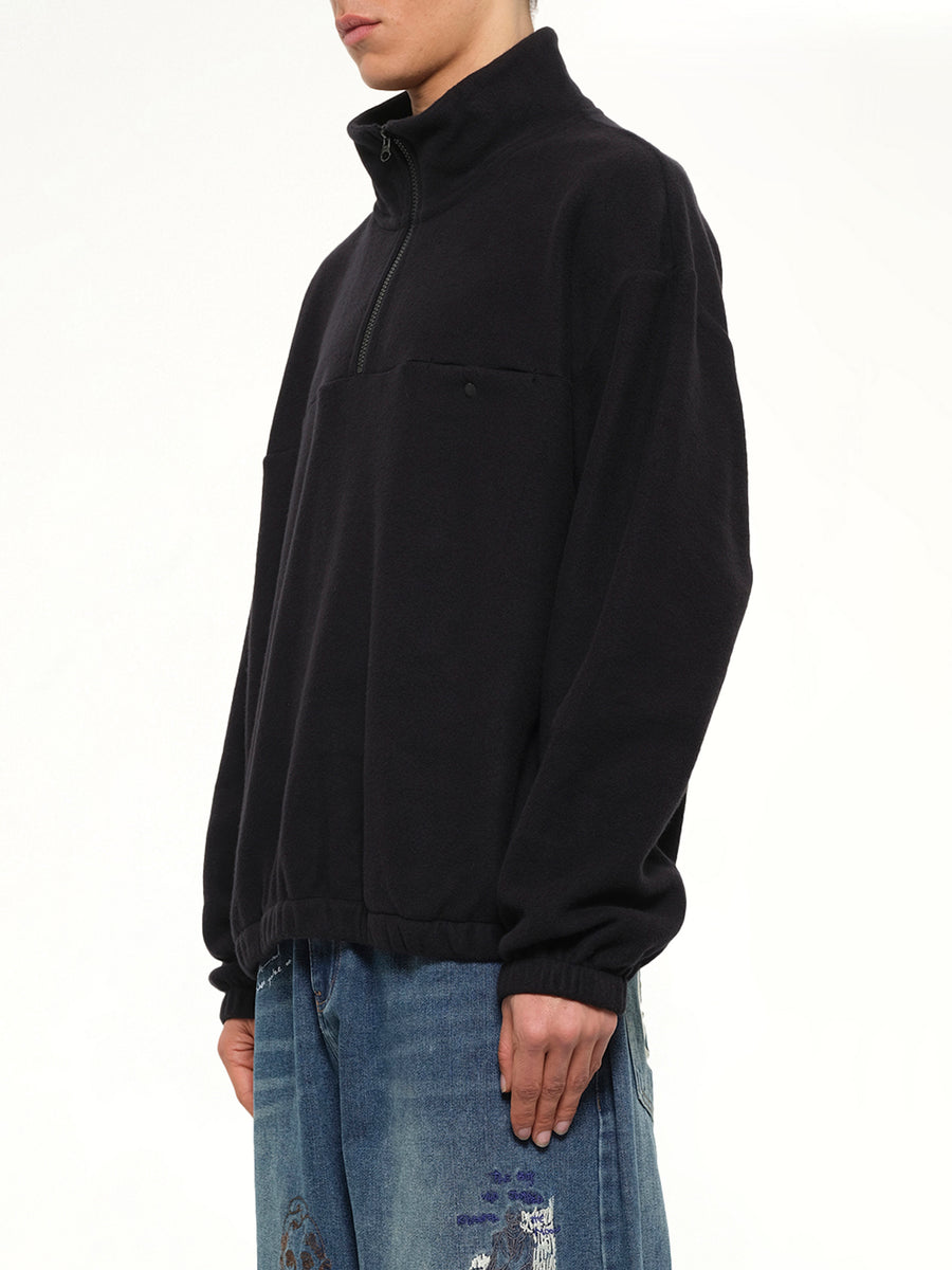 Quarter Zip in Black