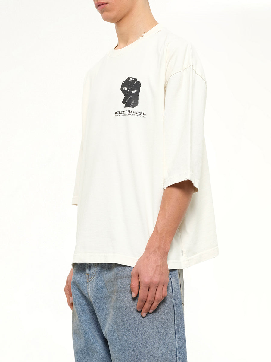 Resist,Persist,Exist Buffalo T-Shirt in Masa