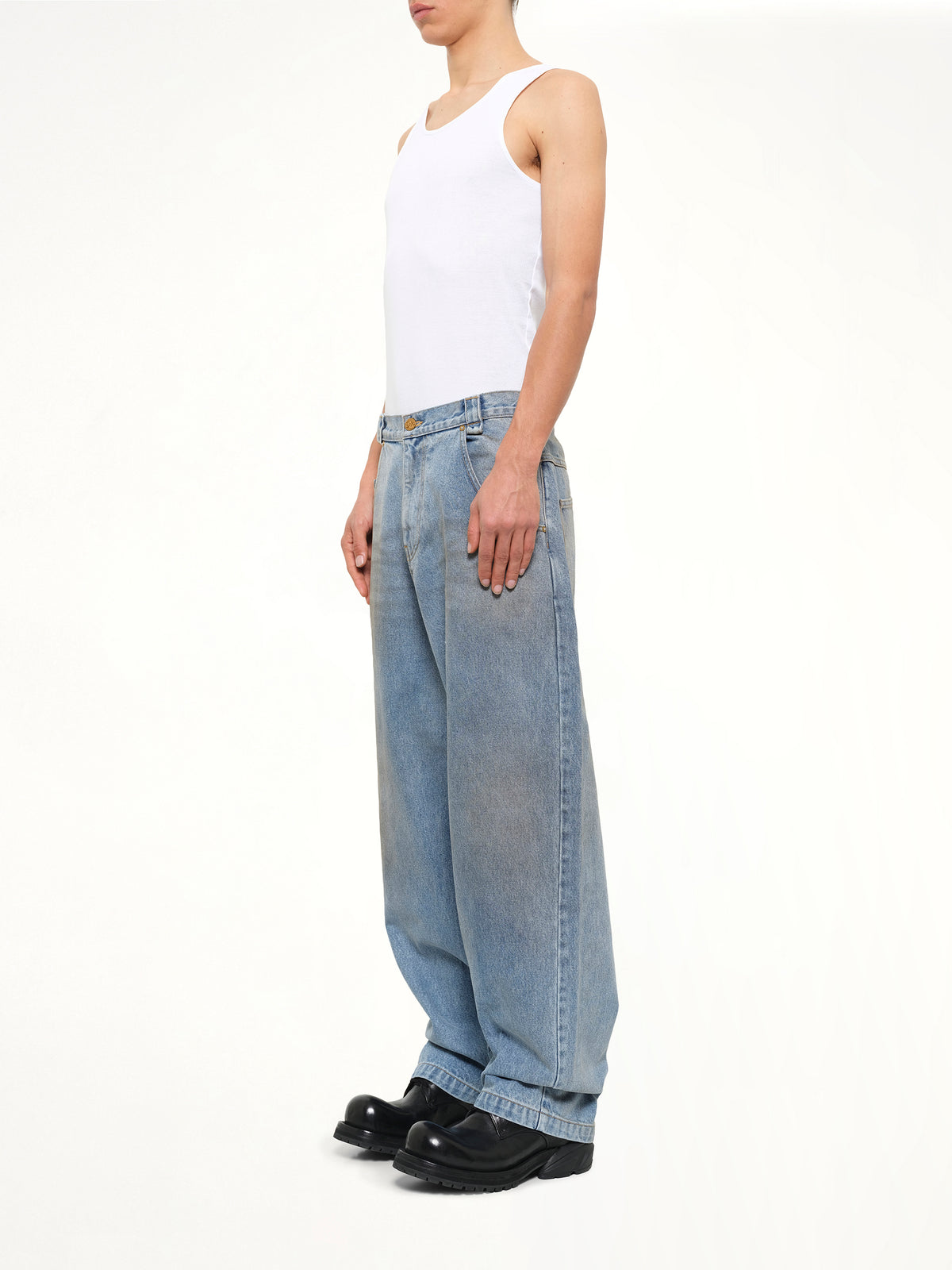 True Bad Boy Denim Jean in Blue Denim