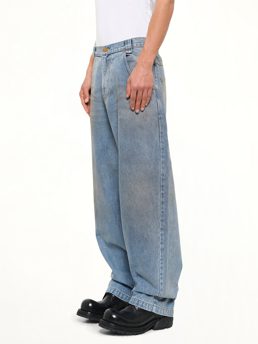 True Bad Boy Denim Jean in Blue Denim