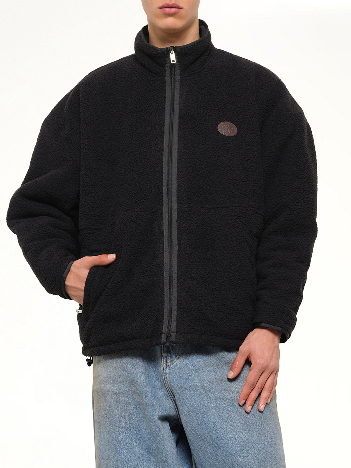 Willy Cozy Fleece in Black Beauty
