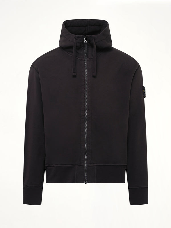 6100009 Organic Cotton Hoodie in Black