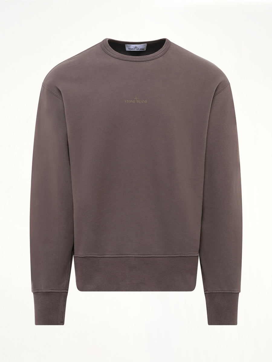 6100037 Logo Sweatshirt in Dark Burgundy