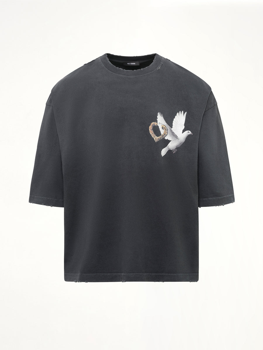 El Movimiento Buffalo T-Shirt in Pirate Black