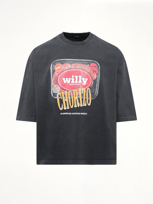 Especial Chorizo Buffalo T-Shirt in Pirate Black
