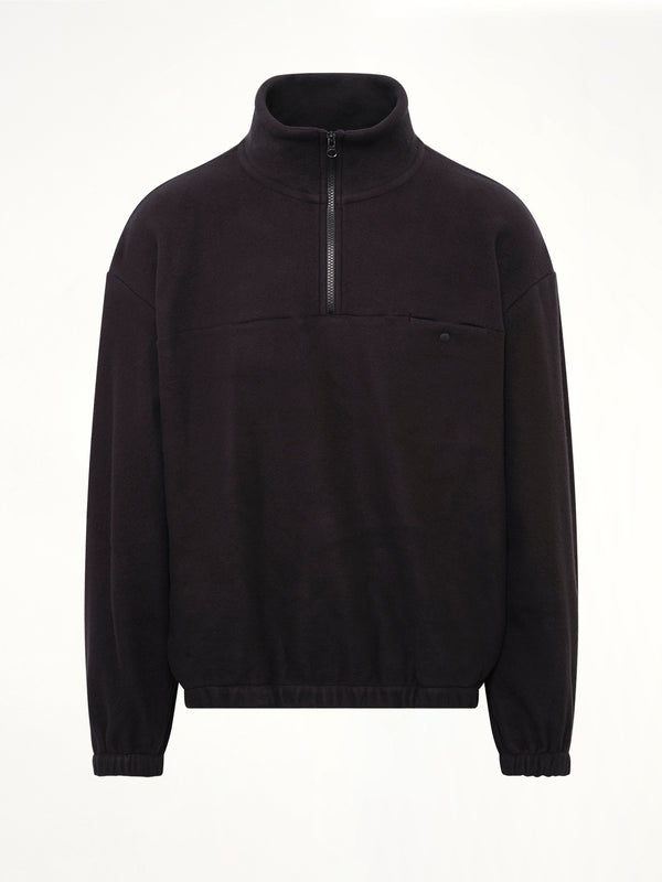 Quarter Zip in Black