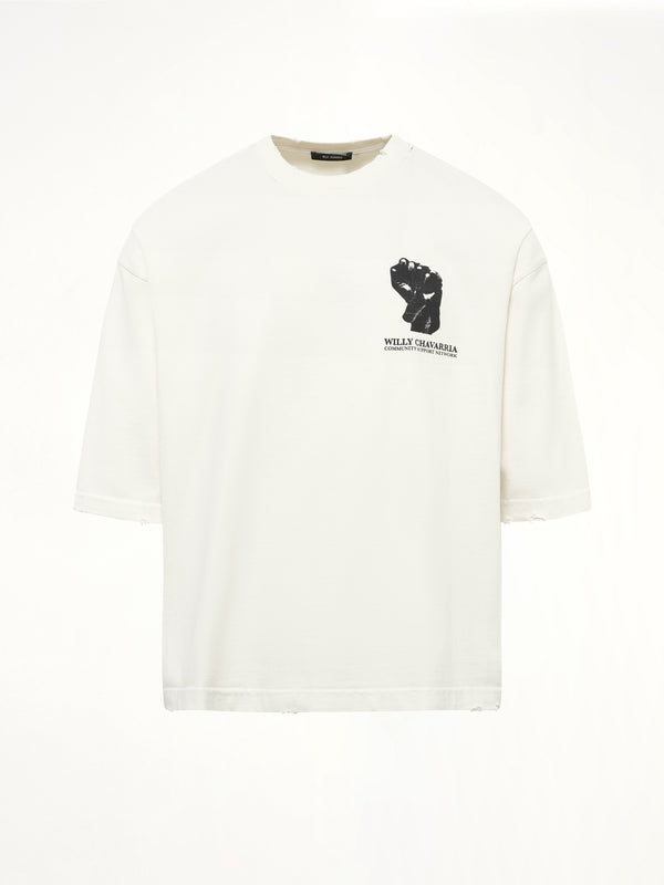 Resist,Persist,Exist Buffalo T-Shirt in Masa