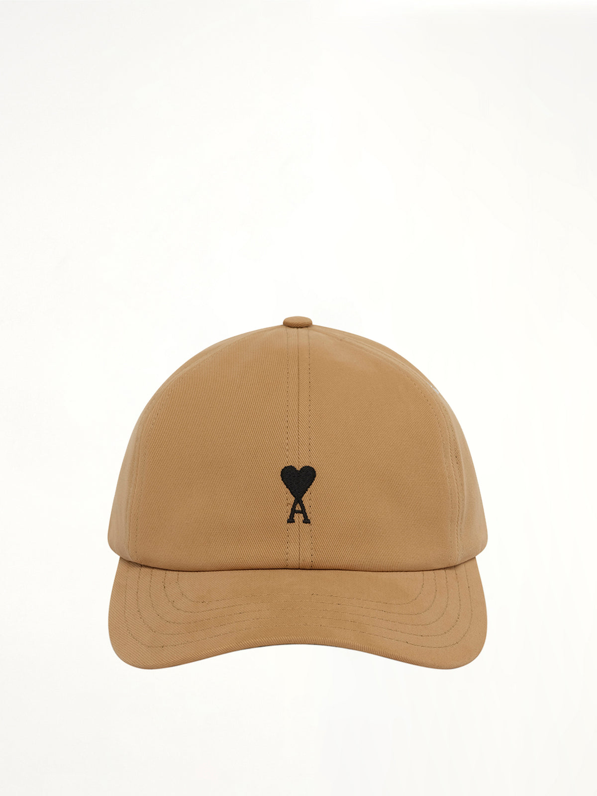 Ami De Coeur Embroidery Cap in Light Beige
