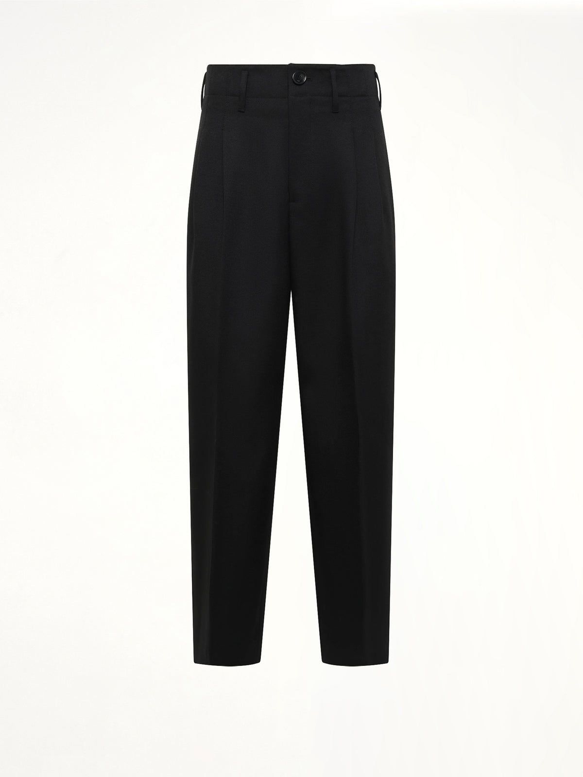 2 Pleats Suit Trouser in Black